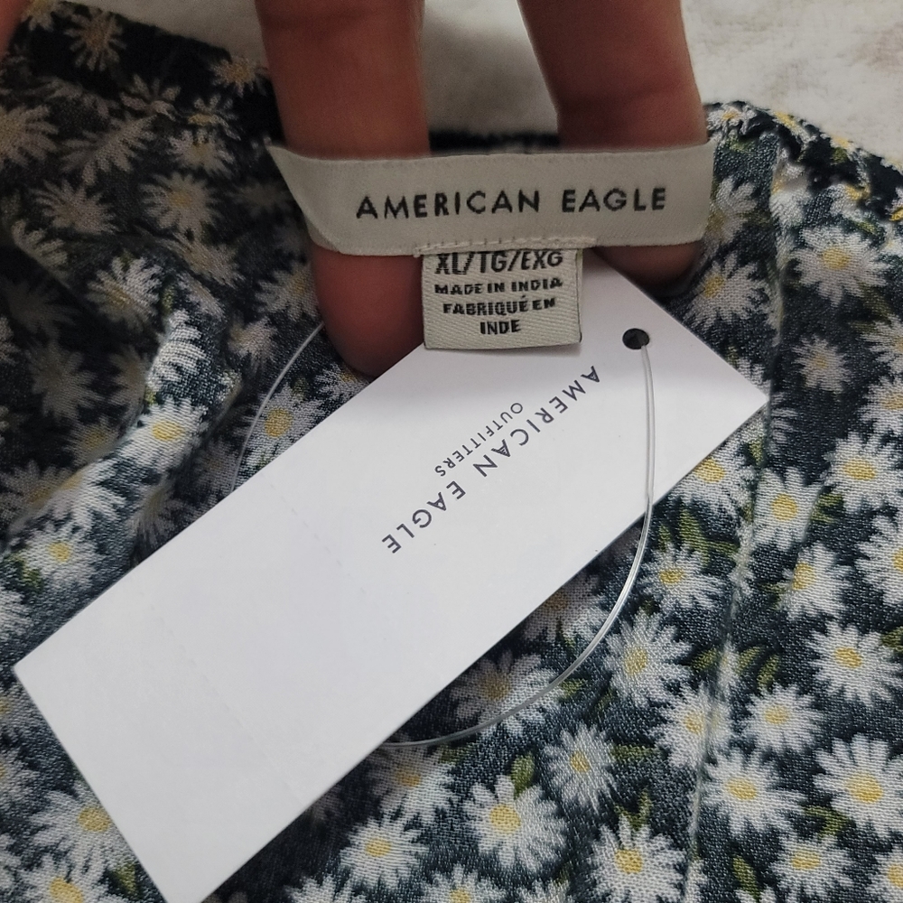 American Eagle Outfitters Women's Daisy Halter Mini Dress Size XL - Picture 10 of 11
